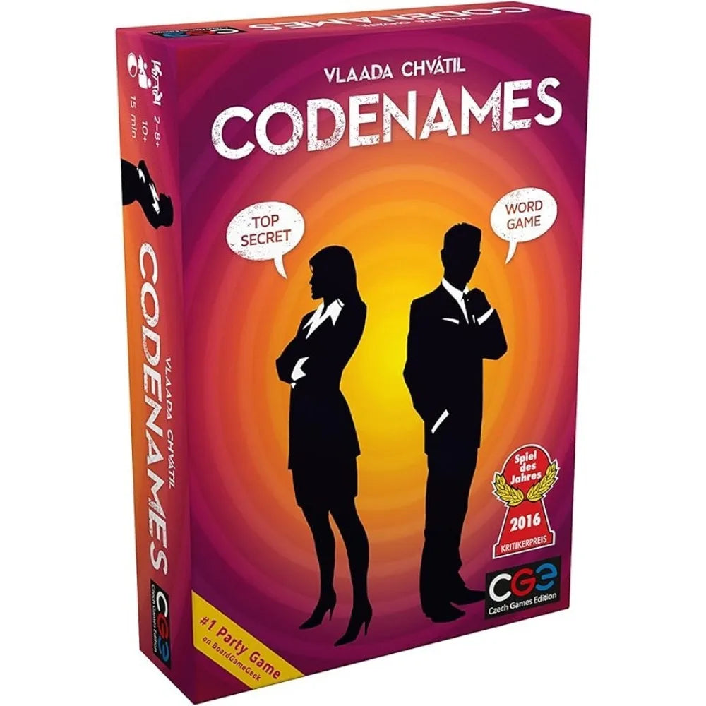 Three Types Czech Games Codenames Duet The Two Player Word Deduction Card Game Deep Undercover 2.0 Pictures Standard Board Game