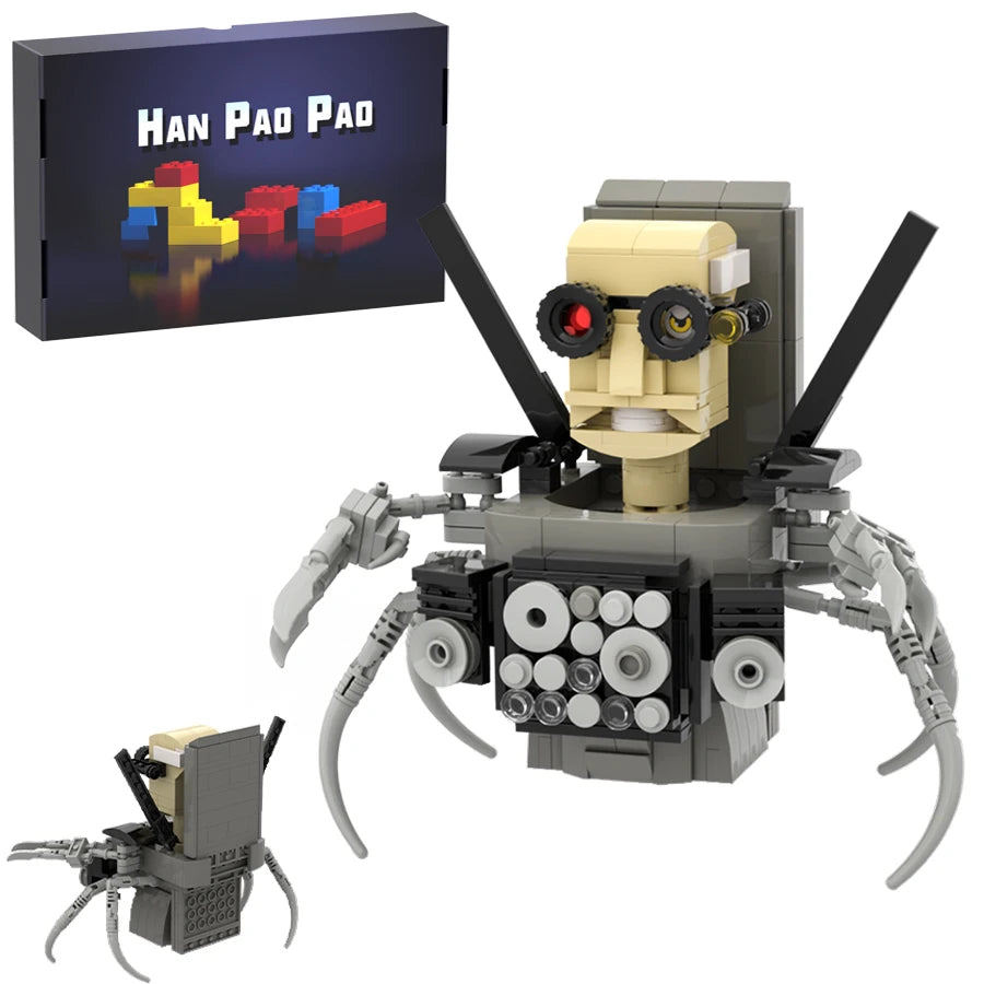 New Skibidi Toilet A Series of Toilet Man Building Blocks G-Man Titan TV Man Bricks for Kids Fans Birthday,Easter Gifts