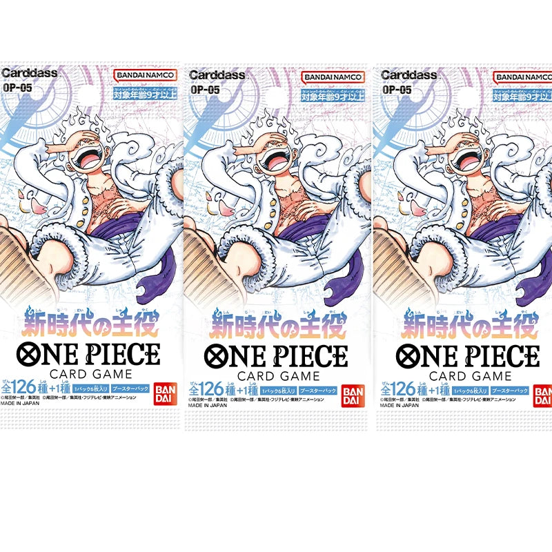 New ONE PIECE Card Game, OP01~OP10 TCG Game Booster Pack Collectible Card, by Bandai Original Genuine Japanese Edition, Ship Now
