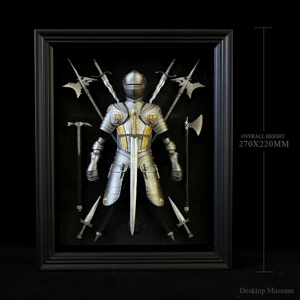 Table decoration resin decoration European medieval knight armor picture frame LTCP-339