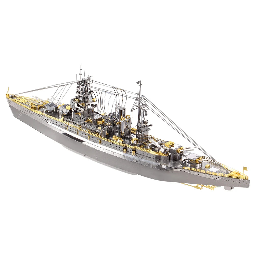 Piececool 3D Puzzles Yamato Nagato Class Battleship Model Building Kit DIY Boat Toys for Adult Brain Teaser Birthday Gifts