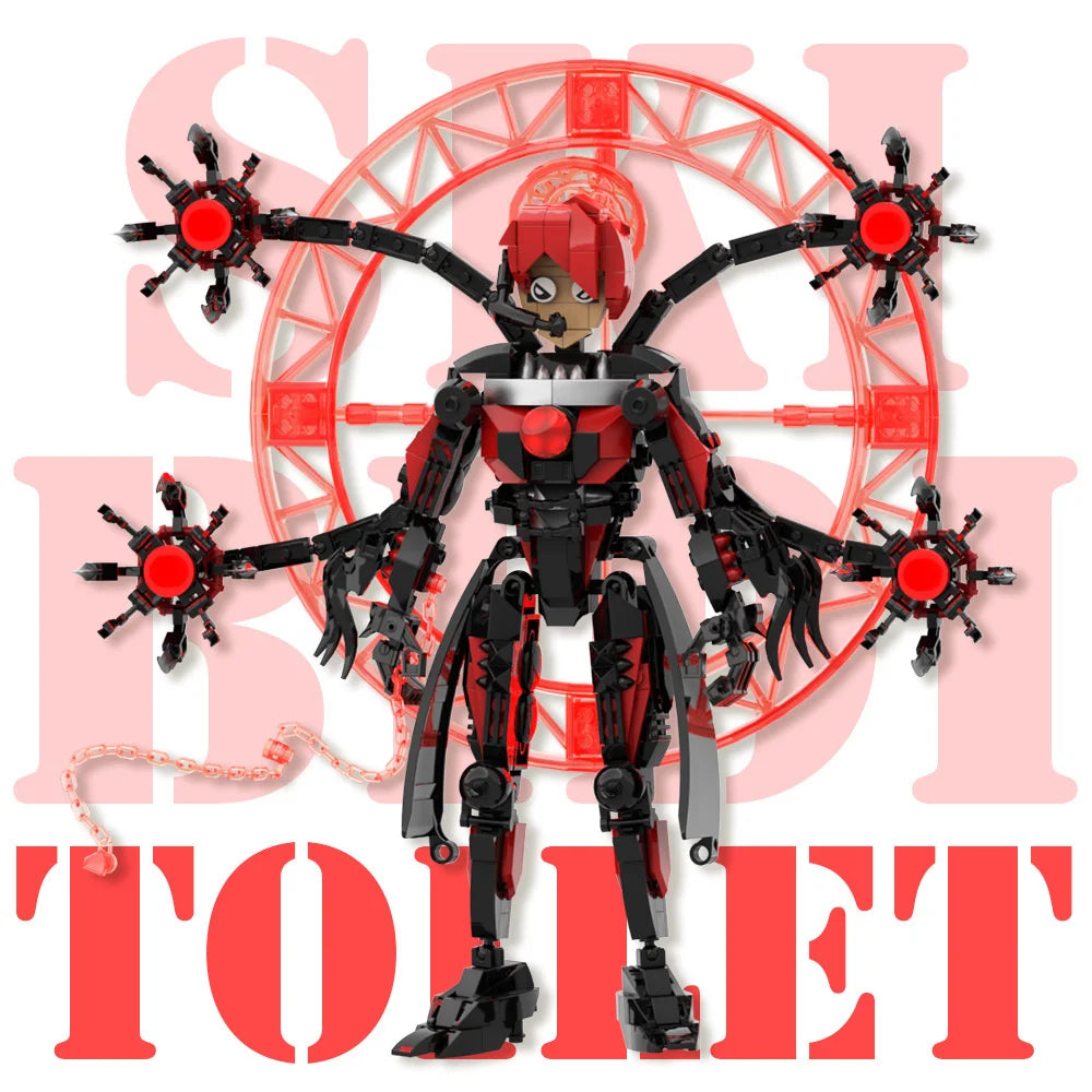Skibidi Toilet Titan Battle New Brick Toys Set Astronomical Duchess Building Blocks DIY Assembly Creative Toy For Kids