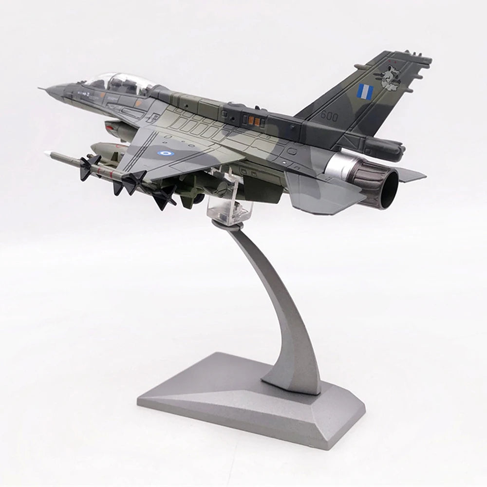 1:72 1:100 Aircraft Plane Model F-16I F16D Fighting Falcon Diecast Metal Plane w/ Stands Playset Airplane Model Fighter Aircraft