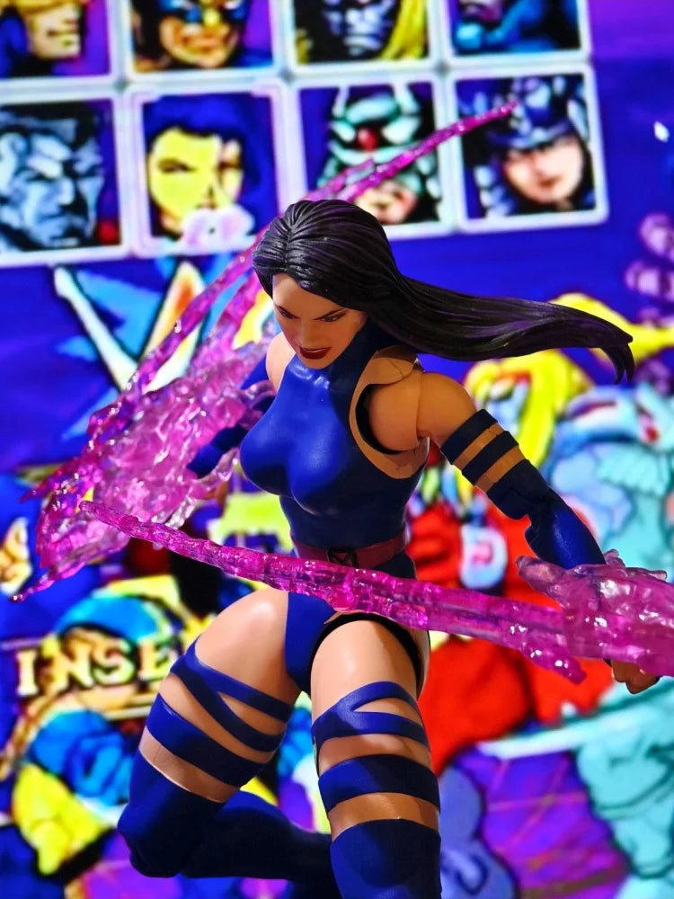 Official Marvel Legends Series Gamerverse Psylocke Vs. Thanos 2-Pack 15cm Comic Action Figure Anime Model Toys Gifts