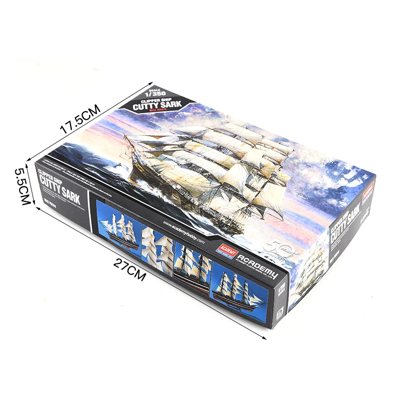 ADEMY 14110 1/350 Plastic Model Cutty Sark Sailboat Assembly Model Building Kits Best Gift For Hobby Collection