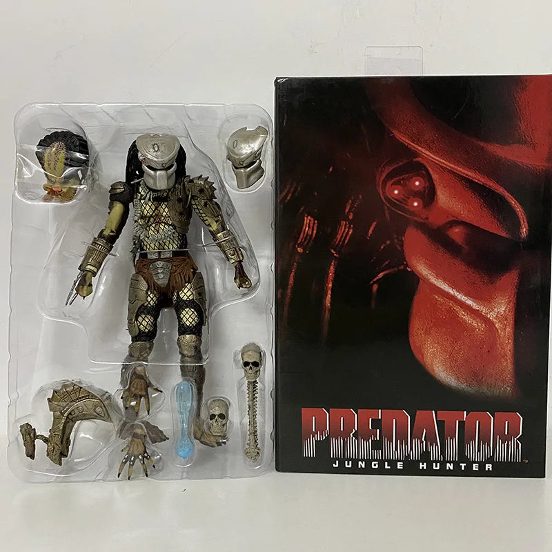 NECA Shaman Predator Ultimate Armored Lost Warrior Jungle Hunter Thermal Vision Fugitive Predator Action Figure Model Toys Gifts