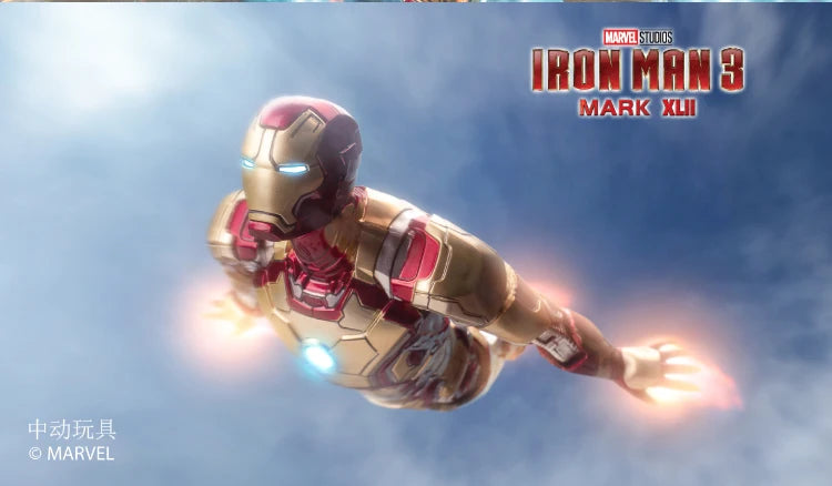 ZD Original Iron Man MK30 Blue Steel 1/10 Iron Patriot MK3 Marvel legends War Machine 10th Anniversary Action Figure Model Gift