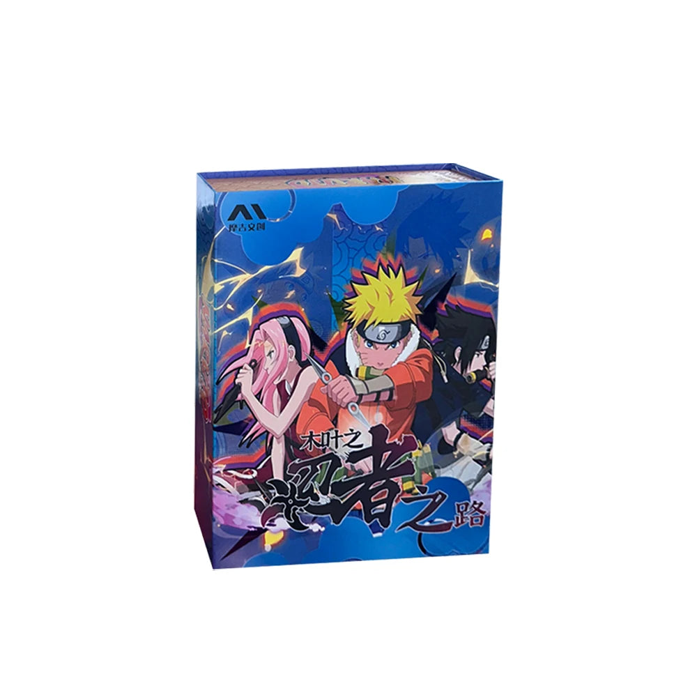 New Original KAYOU Naruto Collection Cards Anime Booster Box Rare Sasuke CR SP UR Ninja World Collection Cards Children Toy Gift