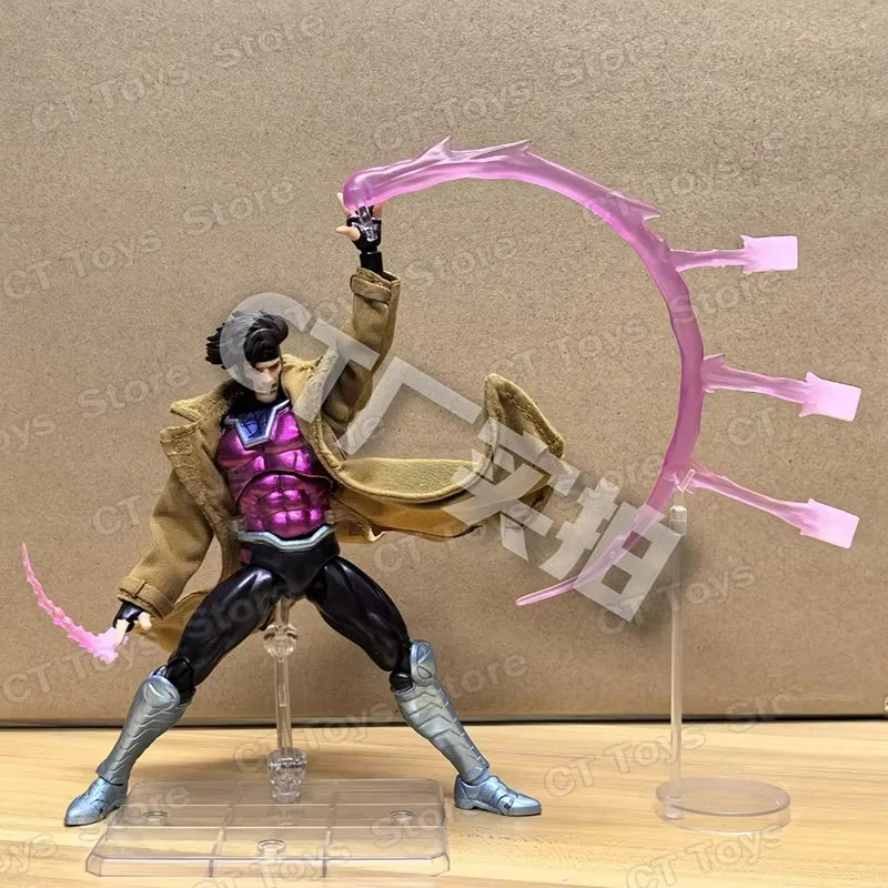 Ct Marvel Comics Style Gambit Mafex131 Articulated Manga Action Figure Poseable Collectible Model Kit X-Men Fans Birthday Gift