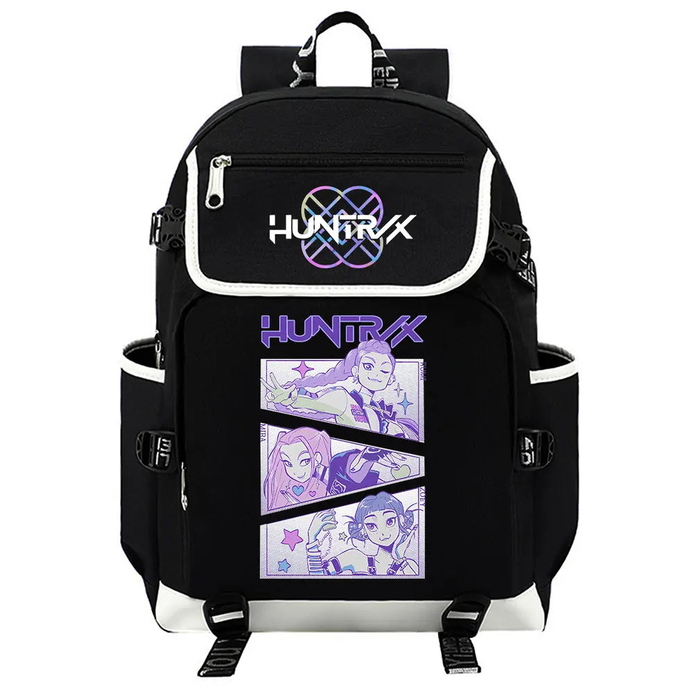 Kpop Demon Hunters Backpack for Girl Boy Student Teenager Rucksack Women Casual School Bags Travel Mochila
