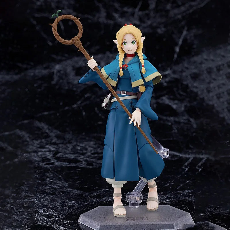 Original box Maxfactory Figma 633 Marcille Delicious in dungeon Figure Finished Model kit PVC Anime full Action Toy Gift for kid