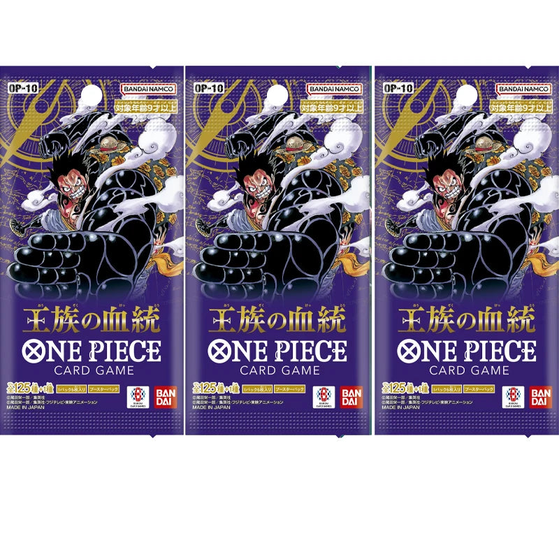 New ONE PIECE Card Game, OP01~OP10 TCG Game Booster Pack Collectible Card, by Bandai Original Genuine Japanese Edition, Ship Now