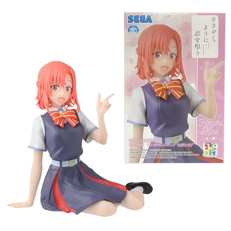 SEGA Genuine Whisper Me A Love Song Anime Figure Asanagi Yori Kino Himari Action Toys for Kids Christmas Gift Collectible Model
