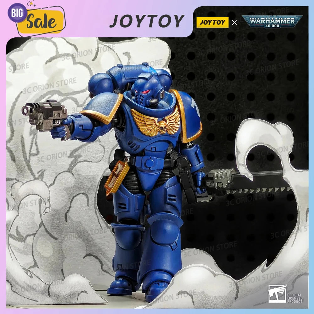 Original JOYTOY Warhammer 40K 1/18 Action Figures Blood Angels Ultramarines Imperial Fists Intercessors Figurine Gifts Toys