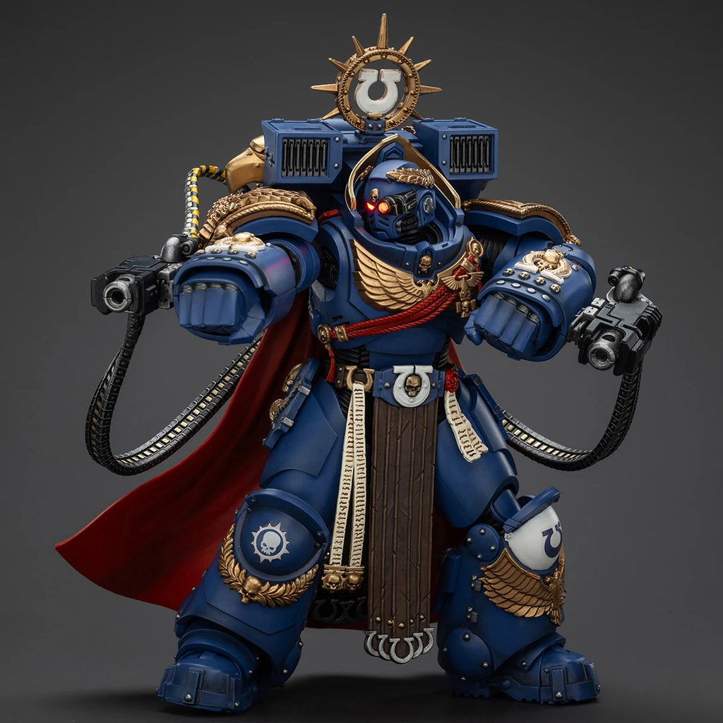 HiPlay JOYTOY Warhammer 40k Ultramarines Marneus Calgar Chapter Master with MKX Gravis Armour Action Figure