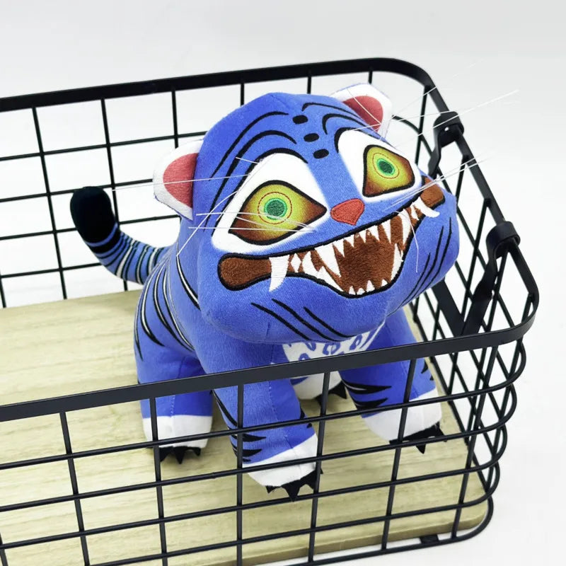 Anime Kpop Demons Hunters Plush Cute Purple Tiger Black Hat Magpie With 3 Eyes Monster Hunt Girl Group Stuffed For Fans Gifts