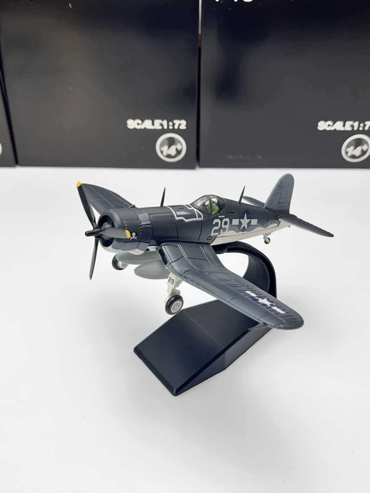 /72 Sc WS  F4U Pirate F4U Sle Military Fighter Aircrt Model Alloy Simulation Toys for Collectors And Fans
