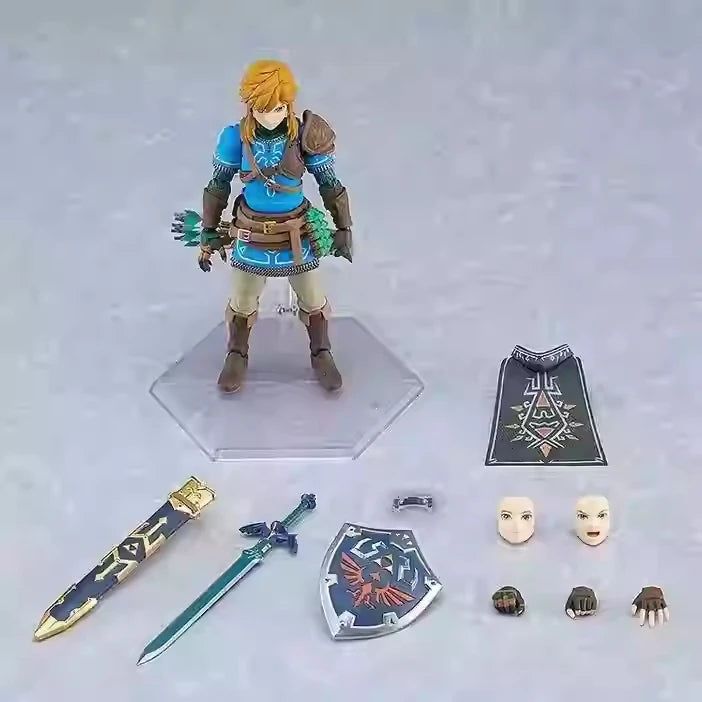 Figma 626 Link Figure The Legend Of Zelda Tears Of The Kingdom Figures Breath Of The Wild Anime Figurine GK Collections Model