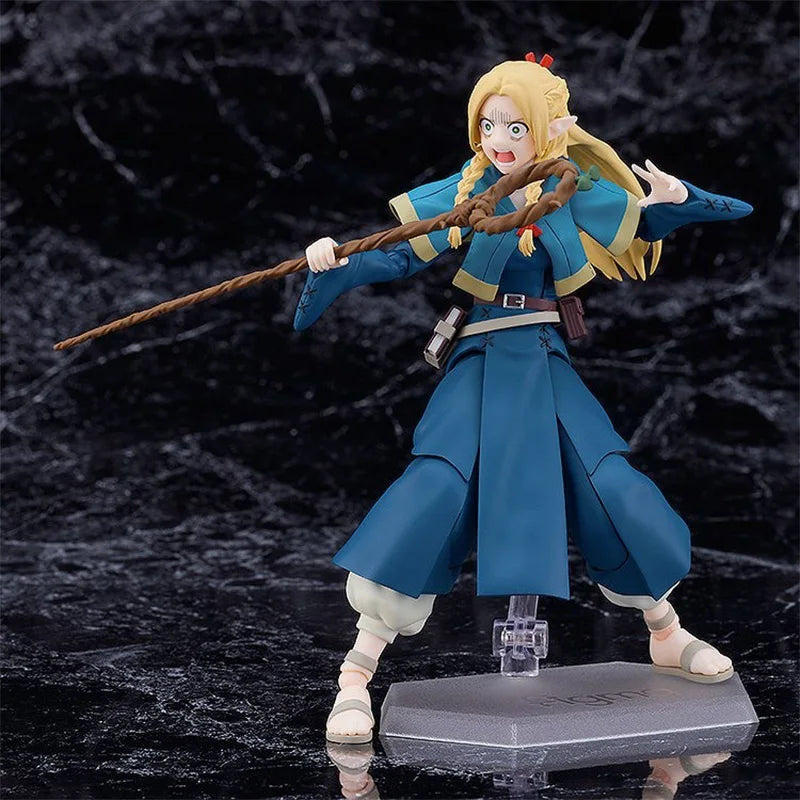 Original box Maxfactory Figma 633 Marcille Delicious in dungeon Figure Finished Model kit PVC Anime full Action Toy Gift for kid