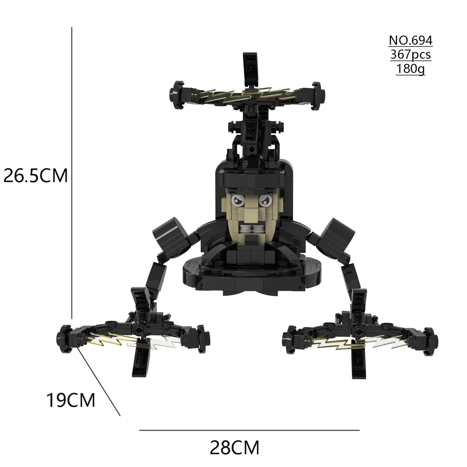 Skibidi Toilet Building Block Horror Game Speakerman Bosses Camara Titan TV Man Cartoon Doll Model Kids Halloween Birthday Gift