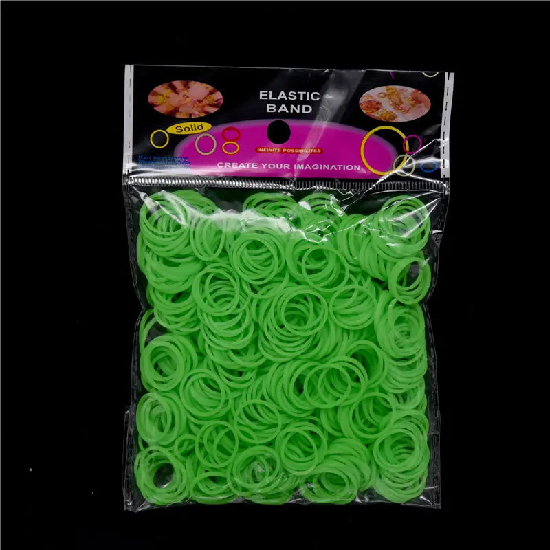 New Loom Rubber Bands Bracelet for Kids or Hair Rainbow Rubber Loom Bands Make Woven Bracelet DIY Craft Toys Christmas Gift