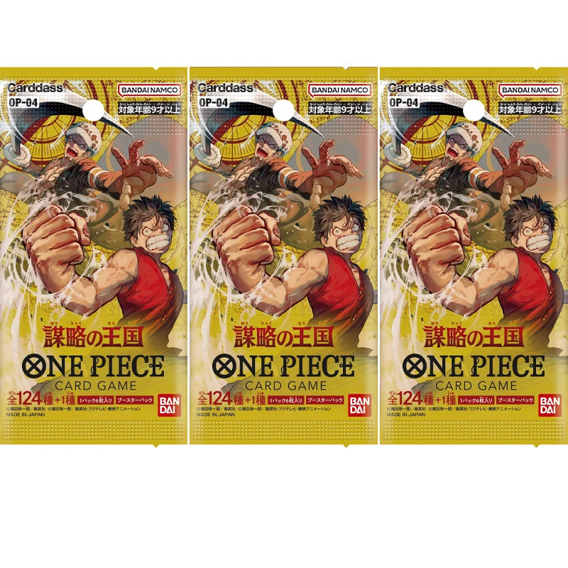 New ONE PIECE Card Game, OP01~OP10 TCG Game Booster Pack Collectible Card, by Bandai Original Genuine Japanese Edition, Ship Now