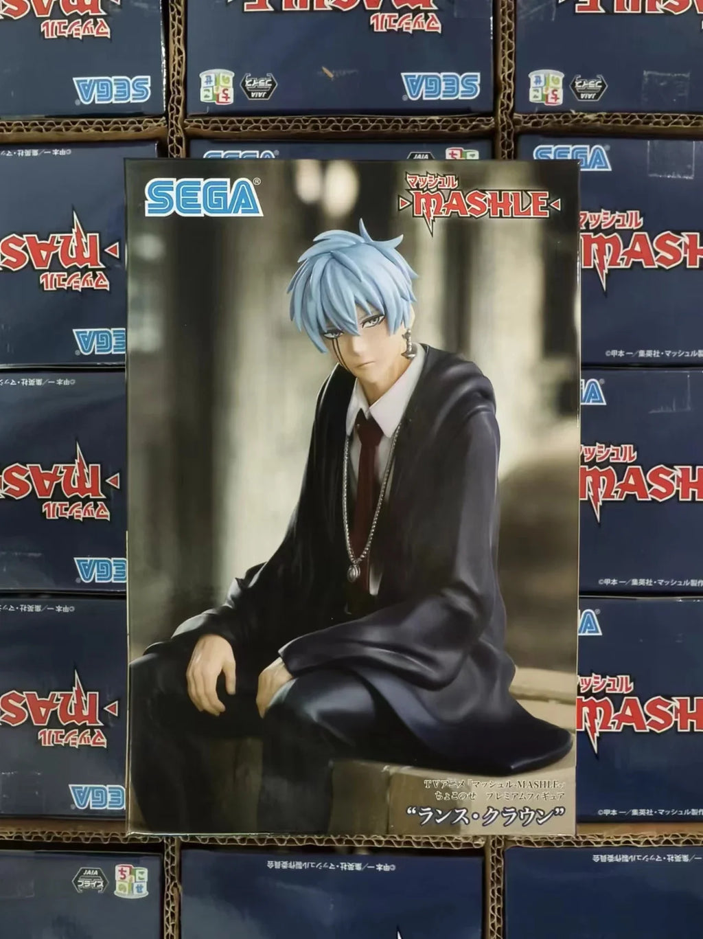 SEGA Original Mashle: Magic and Muscles Anime Figure Mash Burnedead Lance Crown Action Figure Model Toys for Kids Gift