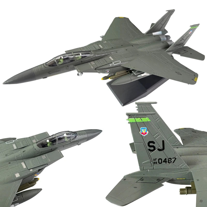 /00 Sc US  F5E Fighter Jet Model Gulf War Mig Killer Alloy Airplane Display Piece Finied Product Static Model