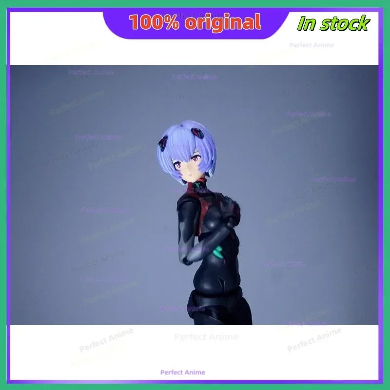 "Akira Factory Figma Yamaguchi-style Articulated EVA EV-022 Rei Ayanami, New Theatrical Version, Articulated Action Figure."