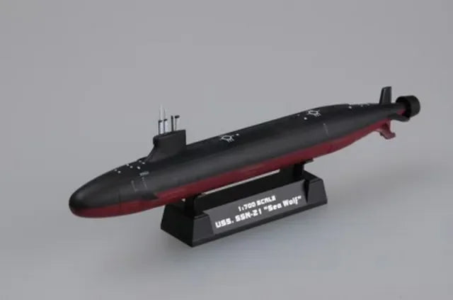 USA Navy USS SSN-21 SEAWOLF Nuclear Attack Submarine 1/700 Scale Plastic Assemble Model Kit HOBBY BOSS