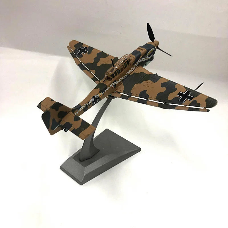 JASON TUTU 1/72 Scale Diecast Alloy Model Junkers fighter JU-87 Military Missile Bomber Collect gifts