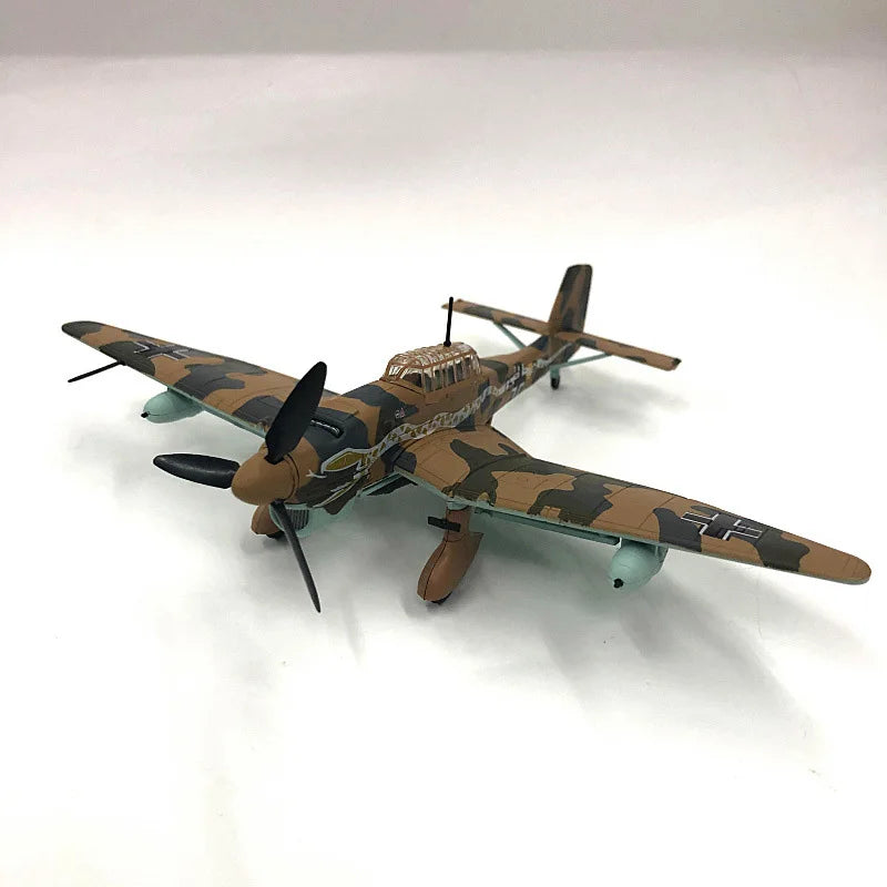 JASON TUTU 1/72 Scale Diecast Alloy Model Junkers fighter JU-87 Military Missile Bomber Collect gifts