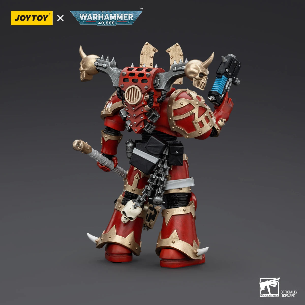 JOYTOY Warhammer 40k World Eaters Khorne Berzerker 3 Action Figures Original Collection Doll Decoration Gift Garage Model