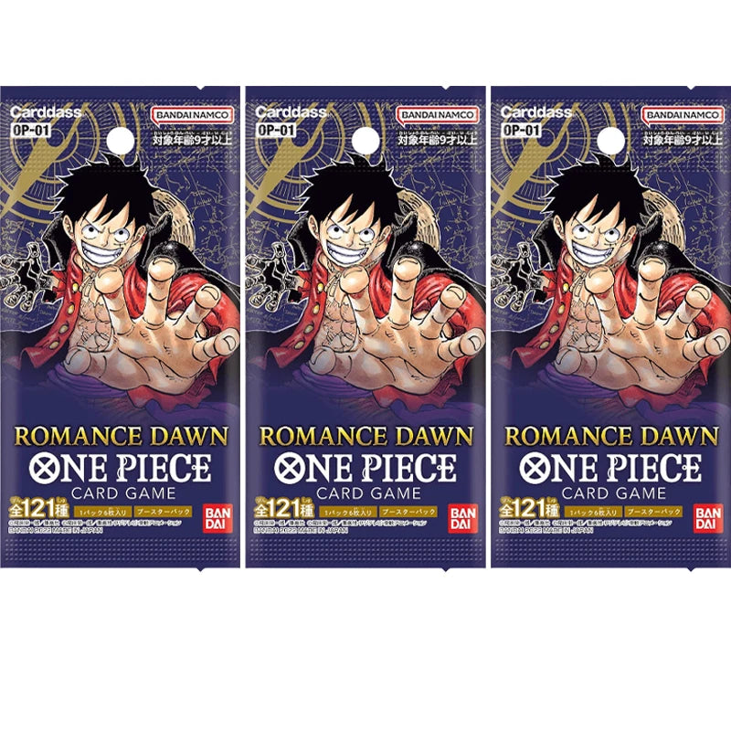 New ONE PIECE Card Game, OP01~OP10 TCG Game Booster Pack Collectible Card, by Bandai Original Genuine Japanese Edition, Ship Now