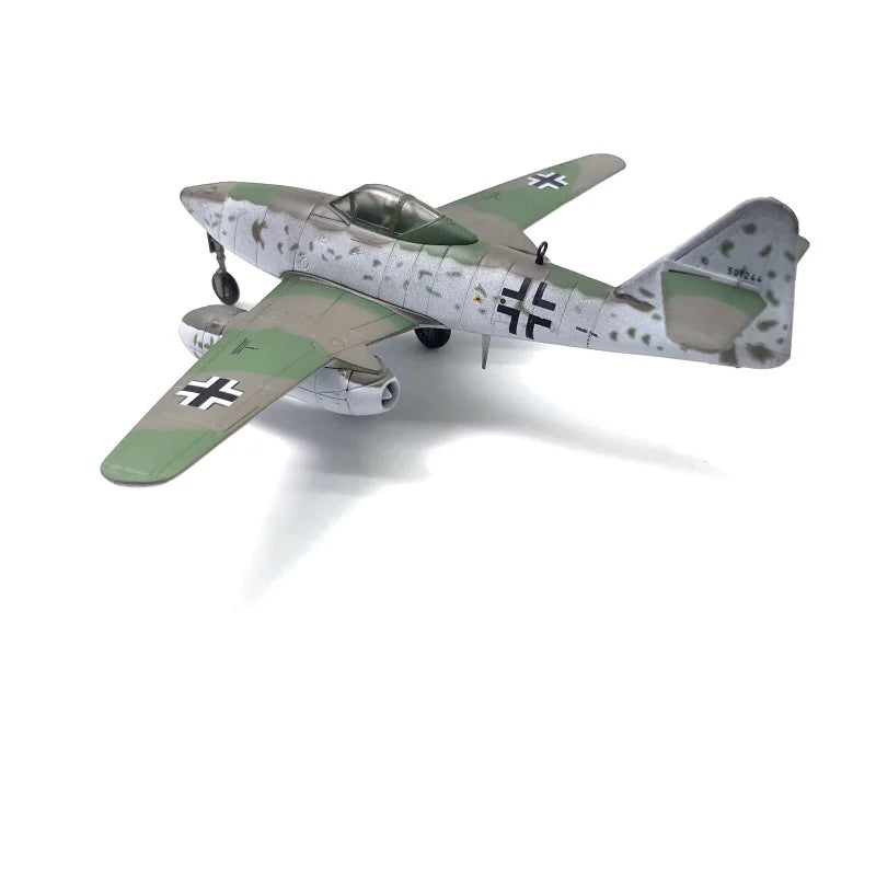 Military WW2 Me-262 Fighter Schwalbe 1:72 Scale Jet Plane Model Collection for Man