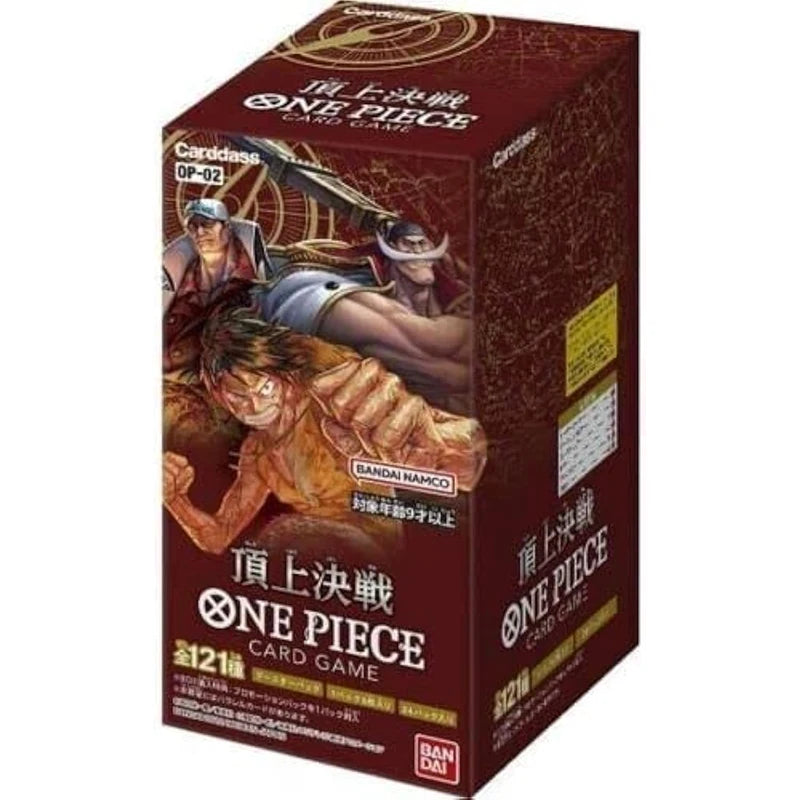New ONE PIECE Card Game, OP01~OP10 TCG Game Booster Pack Collectible Card, by Bandai Original Genuine Japanese Edition, Ship Now