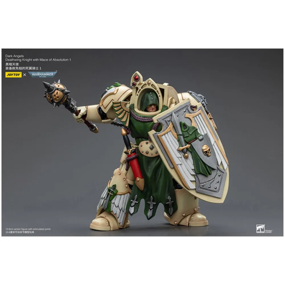 JOYTOY Warhammer 40K Dark Angels Deathwing Knight With Mace Of Absolution 1 Action Figures Collection Doll Decoration Gift