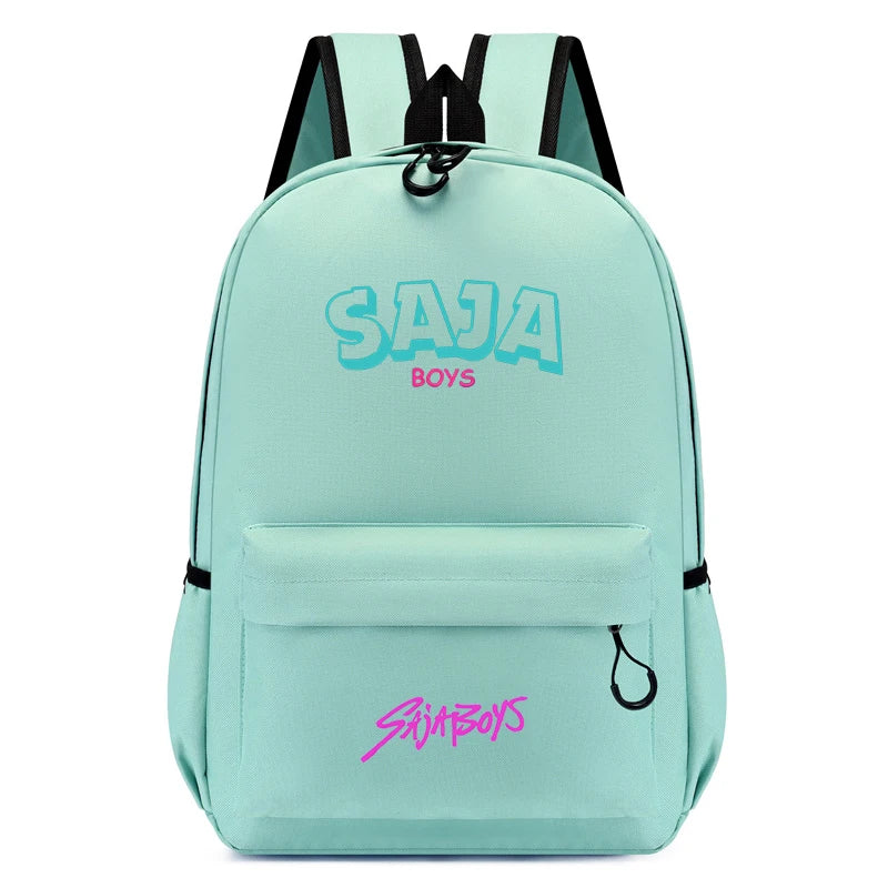 2025 New Fashion KPop Demon Hunters Backpack Back To School Boys Girls Cartoon Anime Canvas Backpacks Children's Small Schoolbag