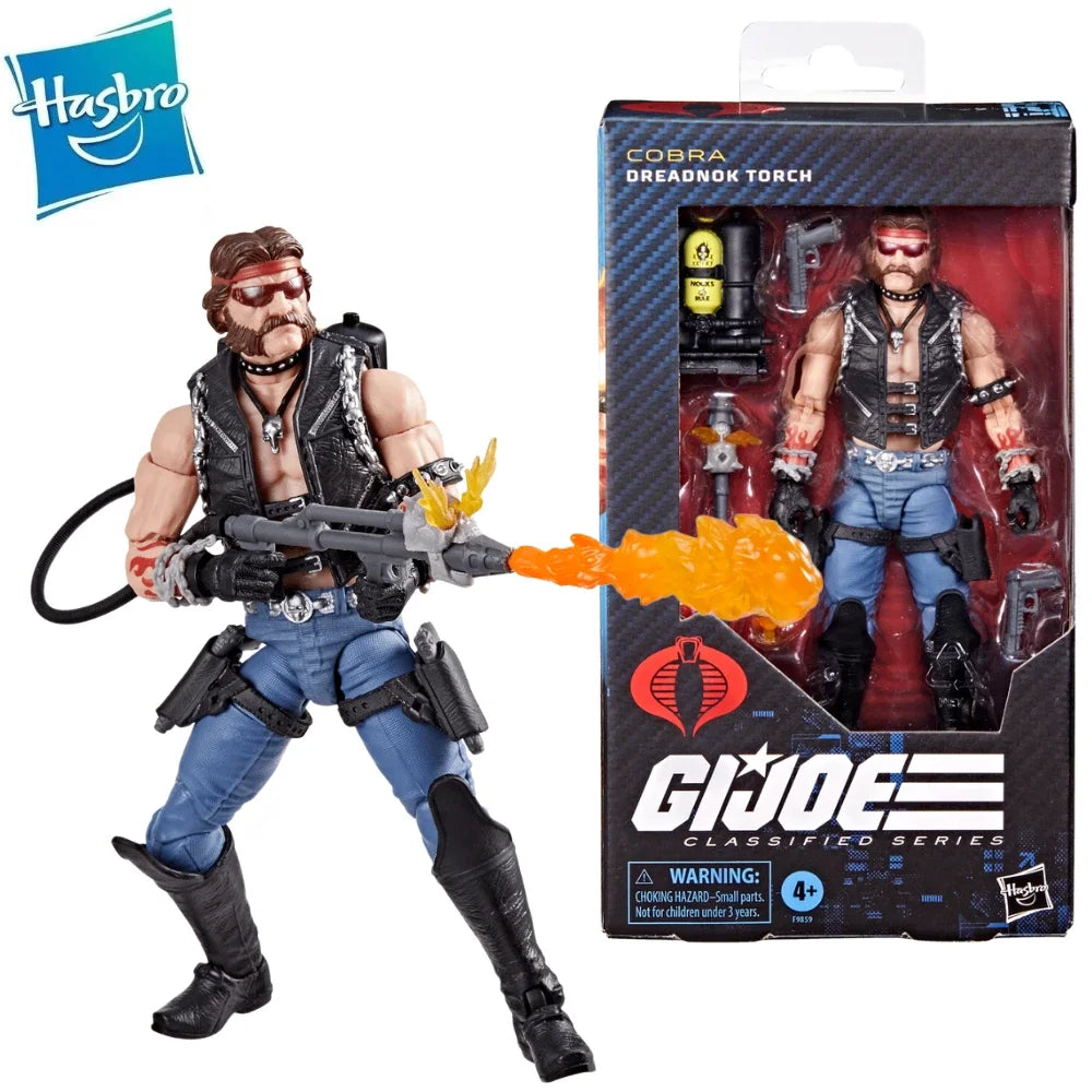 In Stock G.I. Joe GI Joe Classified Series 6" 123 Cobra Dreadnok Torch Action Figure Model Toy Hobby Gift