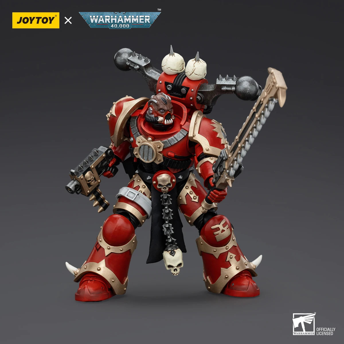 JOYTOY Warhammer 40k World Eaters Khorne Berzerker 6 Action Figures Original Collection Doll Decoration Gift Garage Model