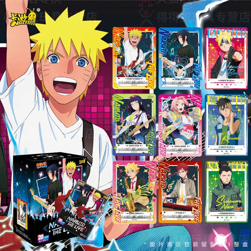 Naruto Anime Character Collection Hobby Card Concert The Live Limited Edition Boruto Sasuke Hinata Sakura Kawaki Children's Gift