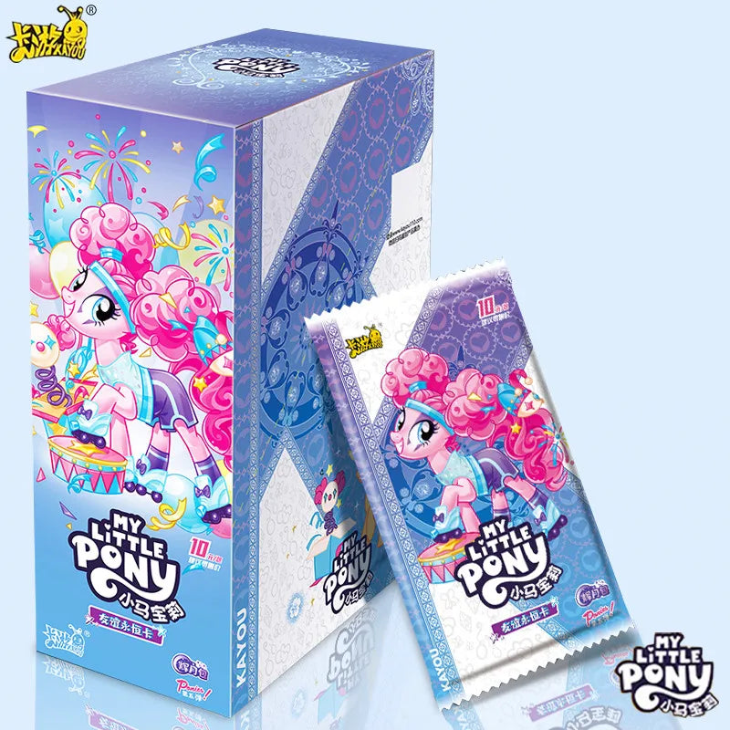 My Little Pony Trading Card Game My Little Pony Cards Box Friendship Forever Flash Card Children's Christmas Collection Gift ﻿
