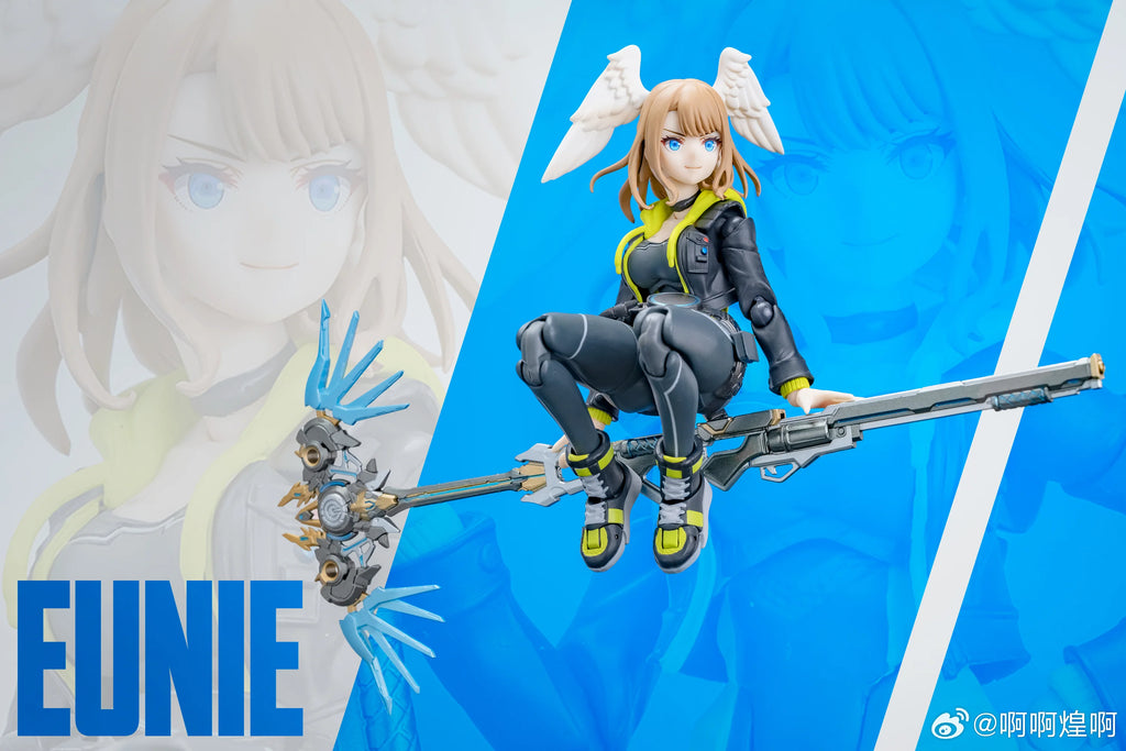 In Stock Original 1/12 Maxfactory Figma 635 Xenoblade 3 Eunie Action Figure Kit PVC Anime 6inch Full Set Model Toy Ornament Gift