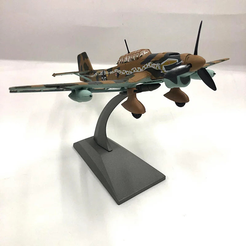 JASON TUTU 1/72 Scale Diecast Alloy Model Junkers fighter JU-87 Military Missile Bomber Collect gifts