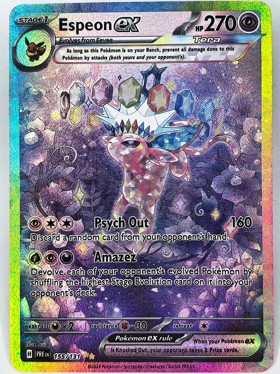 PRE Umbreon Eevee Sylveon Leafeon Glaceon Toys Hobbies Hobby Collectibles Game Collection Anime Cards