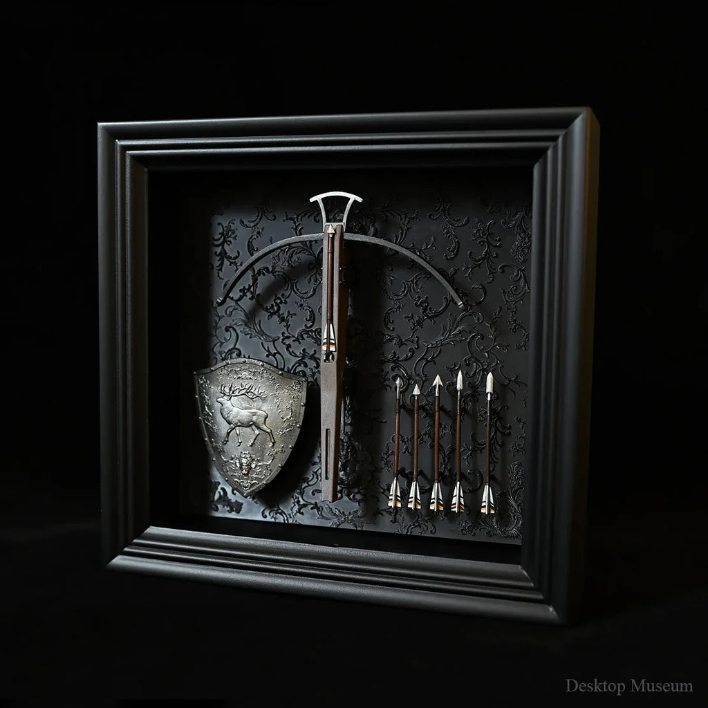 Desktop decorations, resin ornaments, medieval European bow and crossbow photo frames  LTCP-368