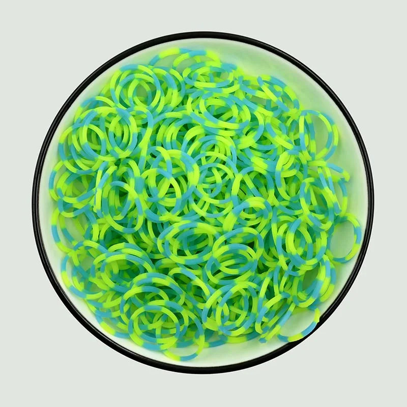 New Loom Rubber Bands Bracelet for Kids or Hair Rainbow Rubber Loom Bands Make Woven Bracelet DIY Craft Toys Christmas Gift