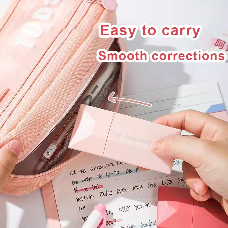 Tapes Supplies Correction Tools Kids 6Pcs School Tape Tipex Study White-out Writing Whiteout Portable Stuff Students