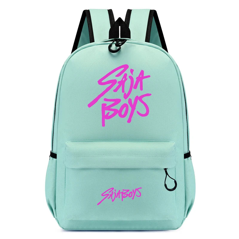 2025 New Fashion KPop Demon Hunters Backpack Back To School Boys Girls Cartoon Anime Canvas Backpacks Children's Small Schoolbag