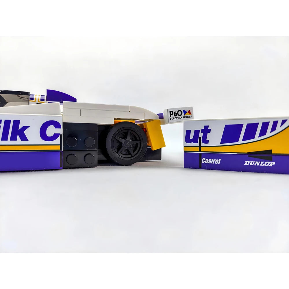 268PCS MOC Speed Champion 1988 World Sports Car Championship XJR-9 Racing Model Building Blocks Children's Toy Birthday Gift